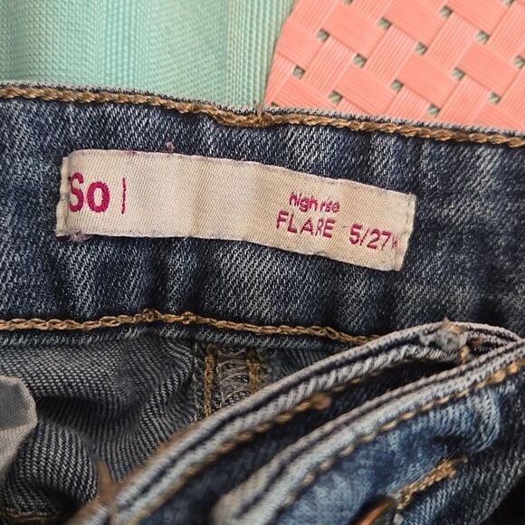 SO High Rise Denim Flare Jeans - Picture 5 of 6
